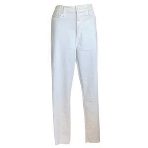 JOE'S JEANS, White High-Rise Straight Leg Denim Jeans. 31